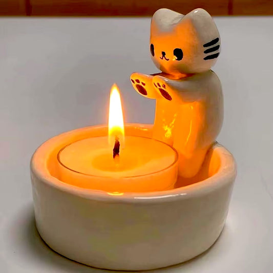 Kitten Candle Holder